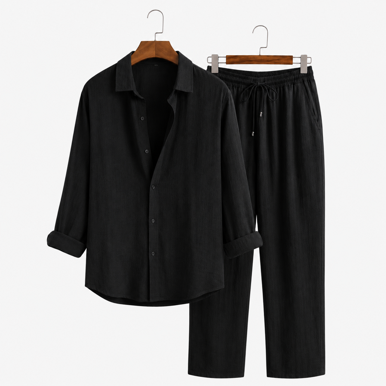 Santorini Linen Set — Shirt & Pants