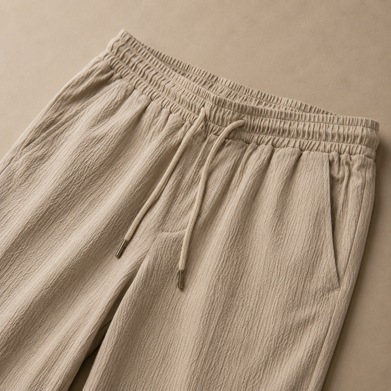 The Striped Linen Set