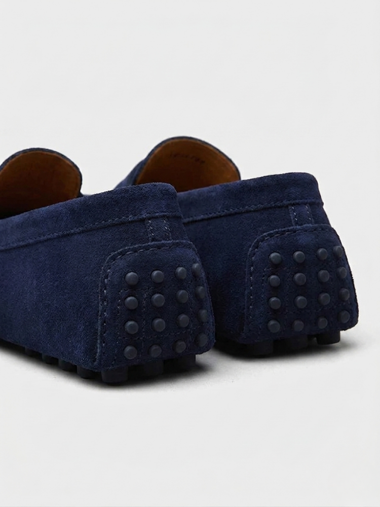 Suede Driver Loafers