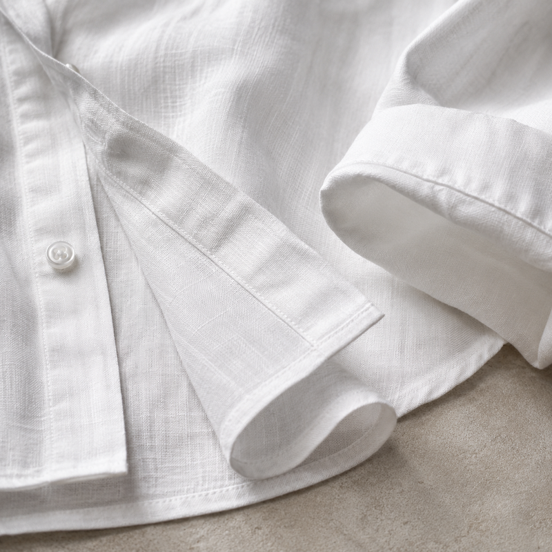Santorini Linen Set — Shirt & Pants