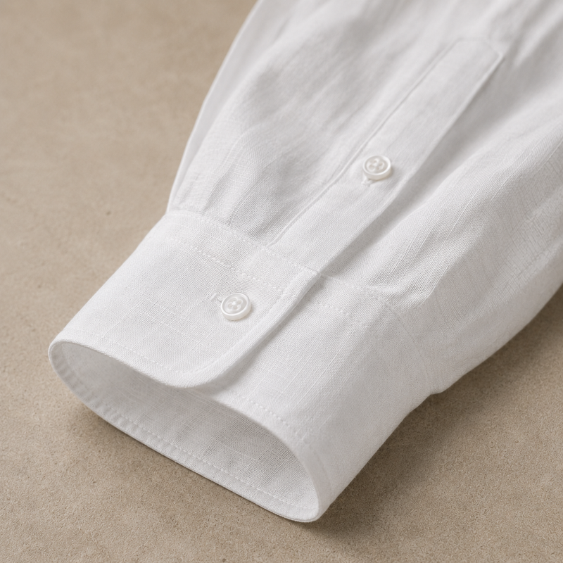 Santorini Linen Set — Shirt & Pants