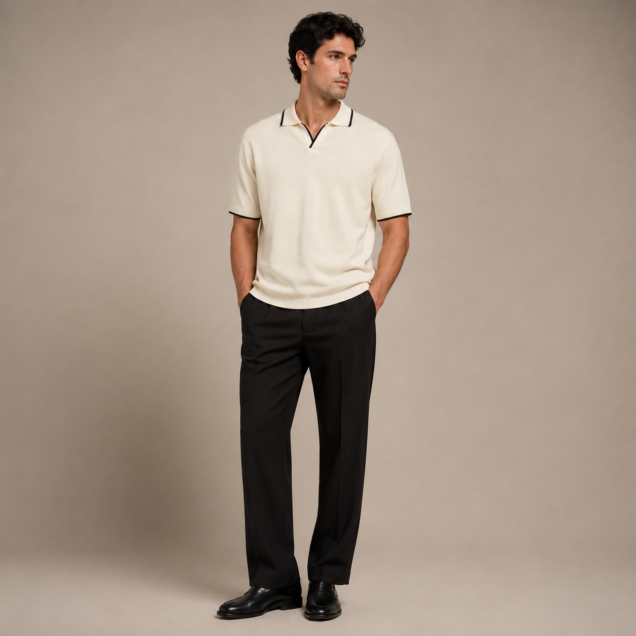 Contrast Polo