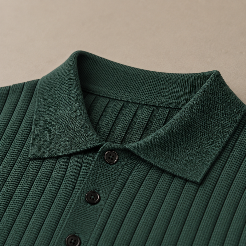 Benito Knitted Polo Shirt