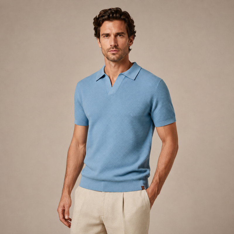 Menton V-Neck Polo