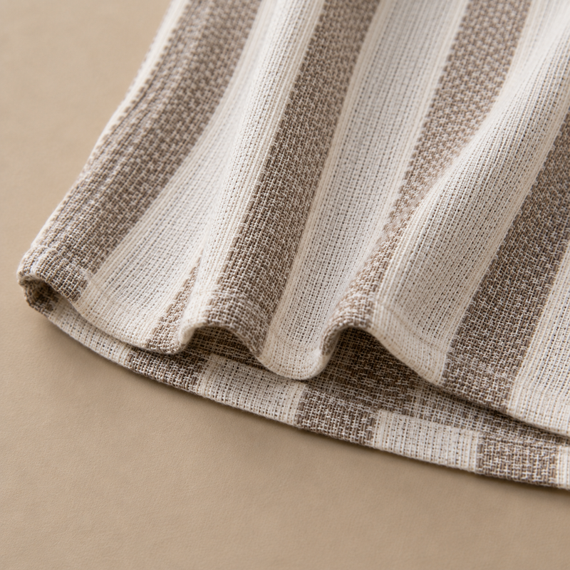 The Striped Linen Set