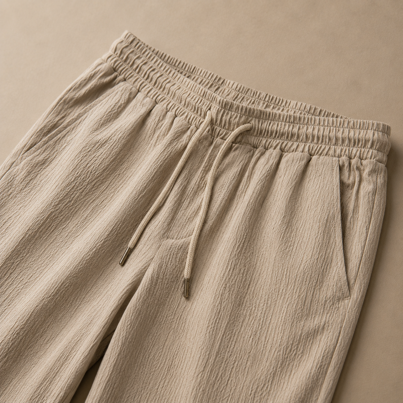 The Striped Linen Set