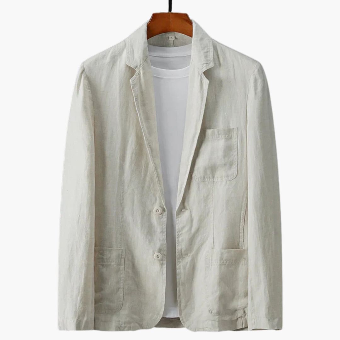 Conti Luxe Linen Jacket