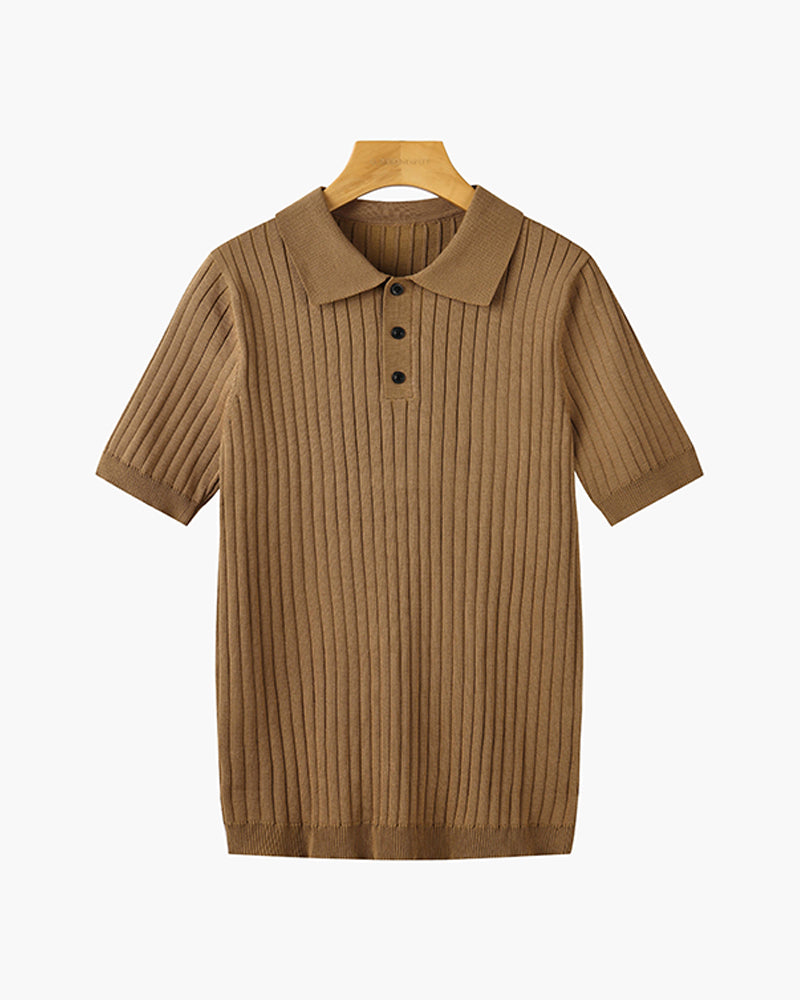 Benito Knitted Polo Shirt