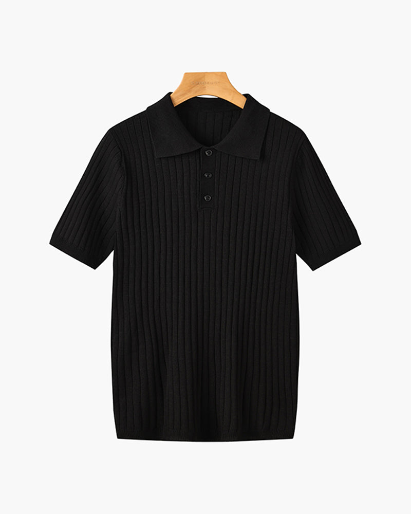 Benito Knitted Polo Shirt